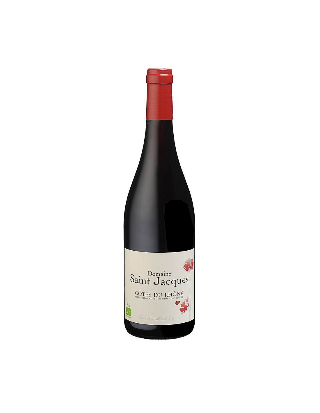 Côtes du Rhône Bio, Domaine Saint Jacques, vin rouge - Cellier des